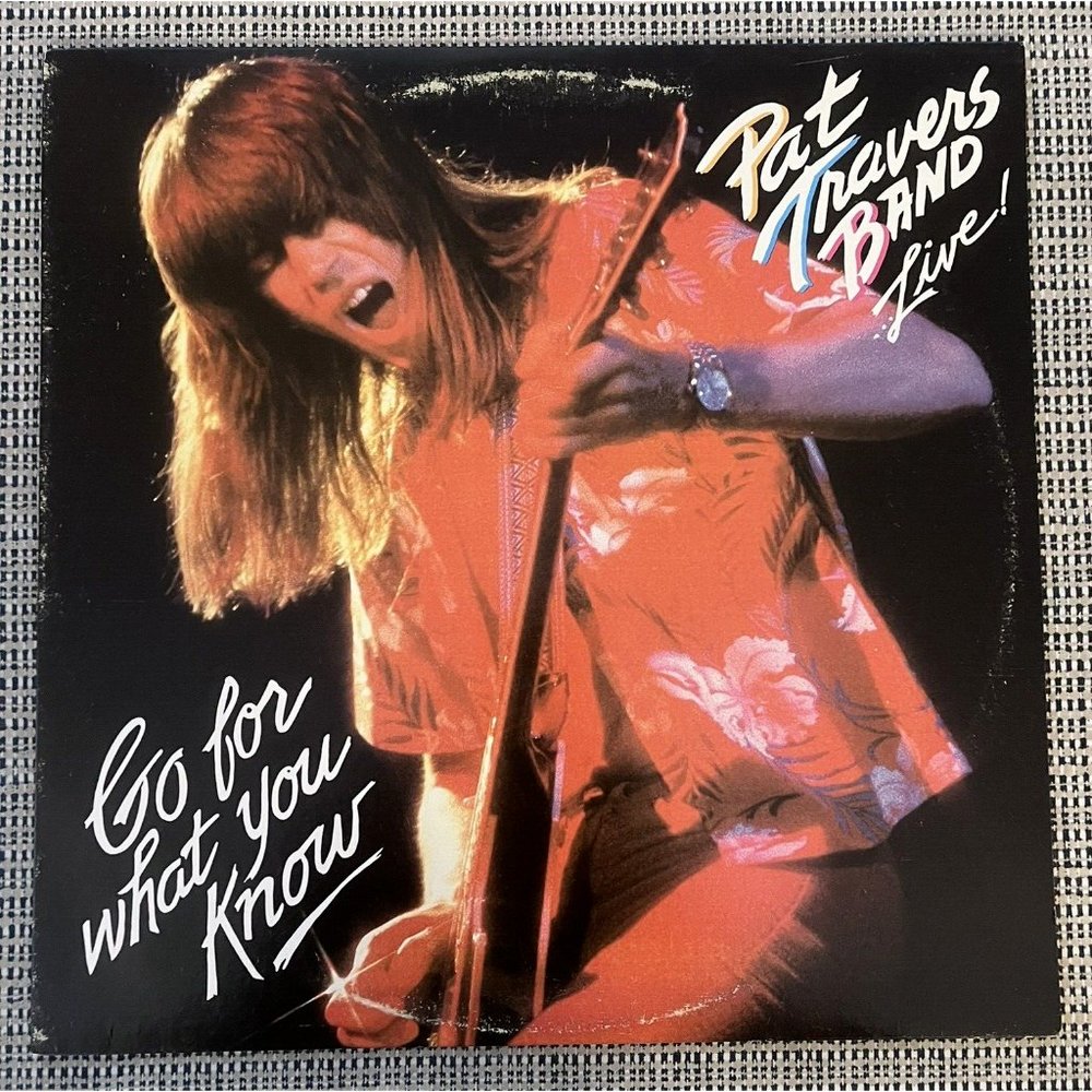 3/$20 PAT TRAVERS BAND LIVE GO FOR WHAT YOU KNOW LP VINYL RECORD ALBUM PD16202